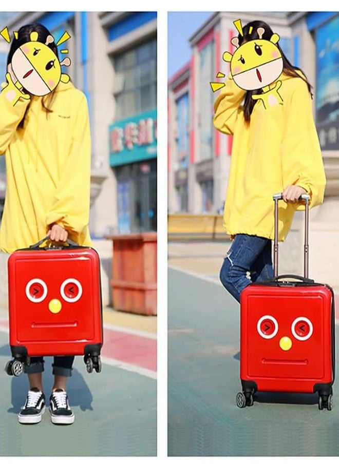 GoldenLike - Kids Luggage Children Travel Suitcase 20 Inch Cartoon Rolling Trolley Case with Wheels Children's Carry on Luggage for Boys Girls Travel and School - Image 1