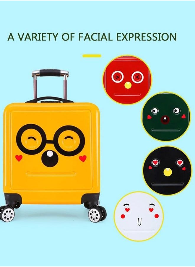 GoldenLike - Kids Luggage Children Travel Suitcase 20 Inch Cartoon Rolling Trolley Case with Wheels Children's Carry on Luggage for Boys Girls Travel and School - Image 1