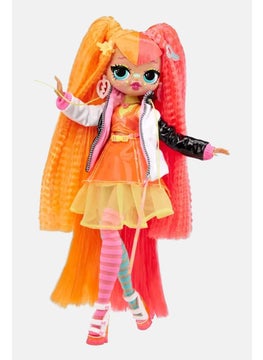 MGA OMG Fierce Neonlicious Fashion Doll, Pink Combo  - Image 5