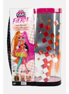MGA OMG Fierce Neonlicious Fashion Doll, Pink Combo  - Image 3