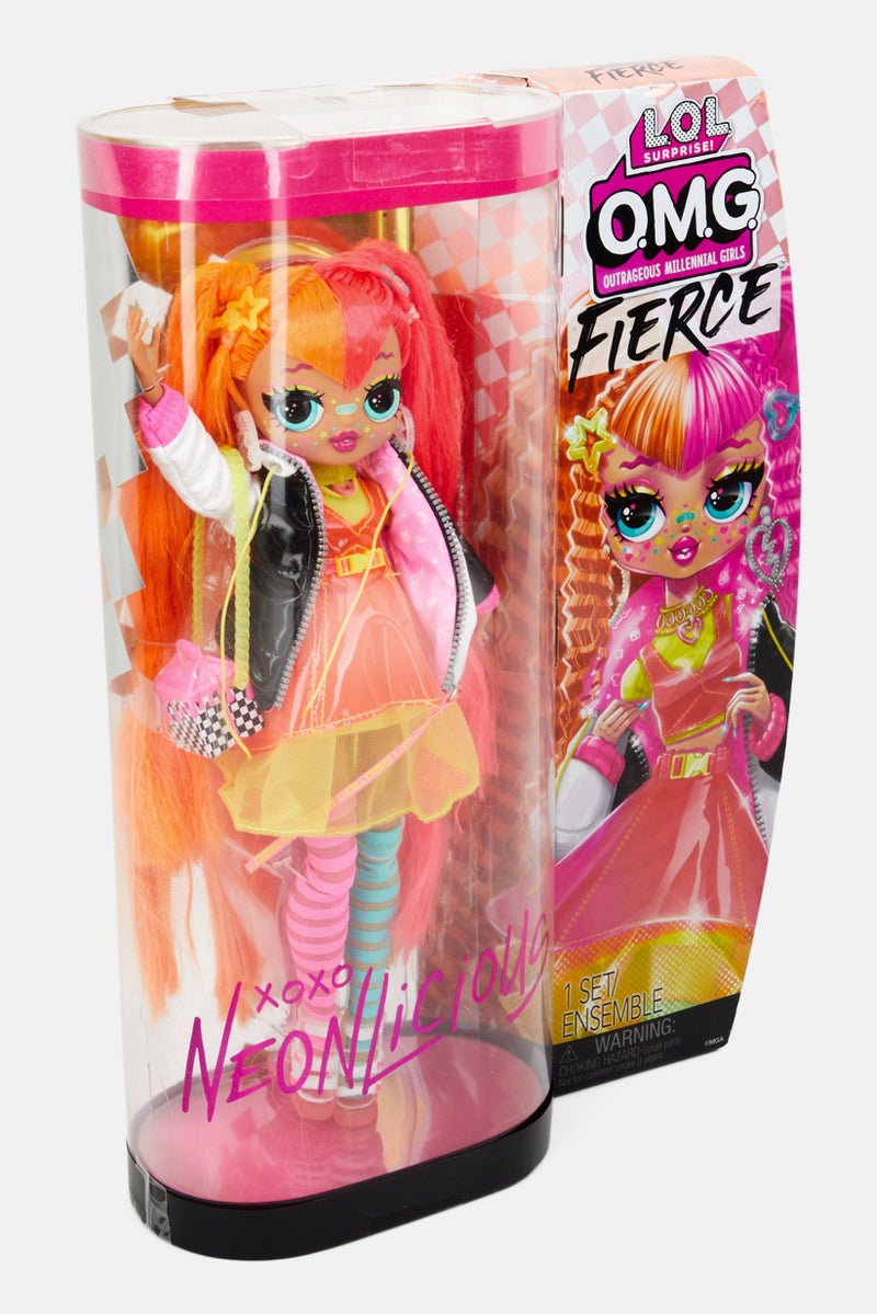 MGA دمية الموضة OMG فيرس نيونليشس، مجموعة وردية - Image 2