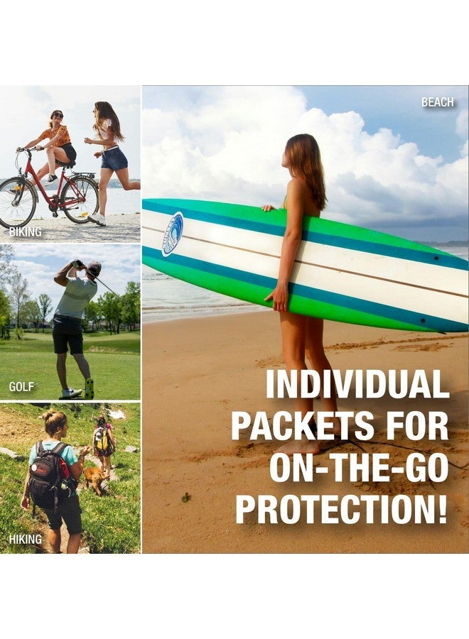 coretex CoreTex Sun X 50 SPF Broad Spectrum Sunscreen Packets with Resealable Travel Bag - Pack of 15 Paraben, Oxybenzone, Octinoxate, & Oil Free Sunscreen - Water & Sweat Resistant Up to 80 Minutes  - Image 2