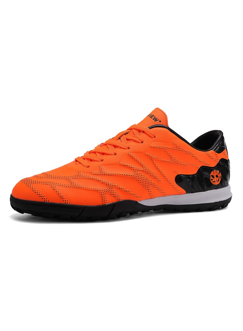 Sky View Men's Indoor Outdoor men women unisex Soccer Shoes Cleats Low-Tops Lace-Up Non-Slip IC/IN sole Sports Athletic ProfessionalBreathable football sneakers  - Image 1