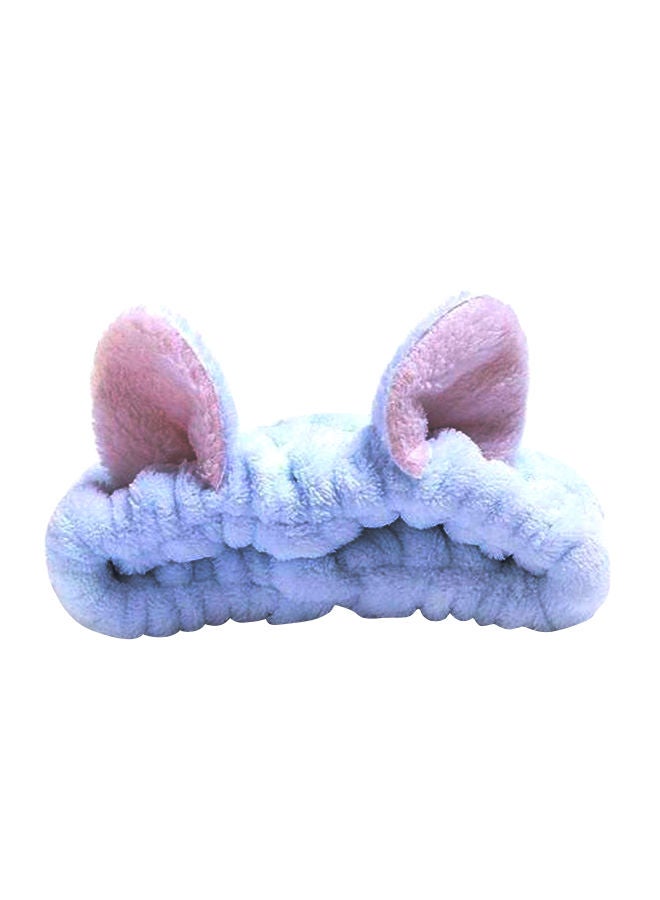 NIBEMINENT Cat Ears Hoop Pattern Headband Blue/Pink  - Image 1
