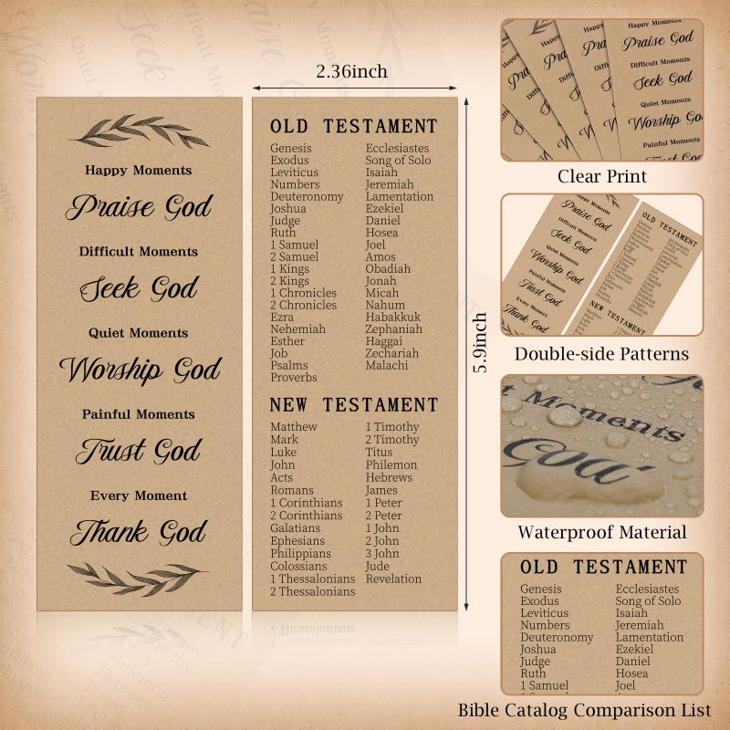 NEOACT 150 Pcs/50 Set Christian Gifts Bulk,Spiral Notebook with Bible Ballpoint Pen and Christian Bookmark,Prayer Journal Christmas Gifts for Staffs Coworkers Teachers Church Members & Pastor - Image 5