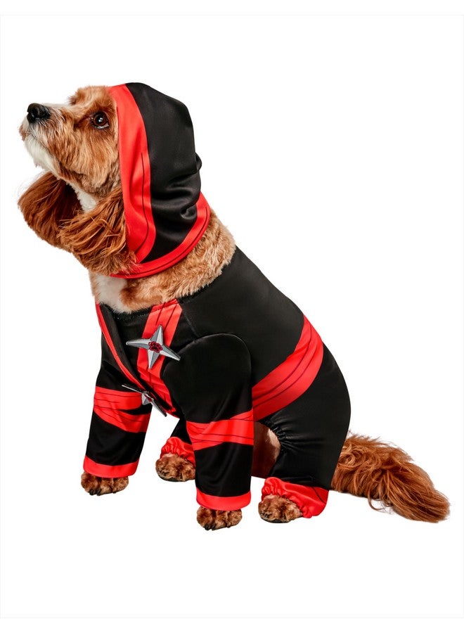 Rubies Ninja Fun and Cute Pet Costume Jumpsuit and Hood for Themed Parties and Halloween, X-Large - Image 1