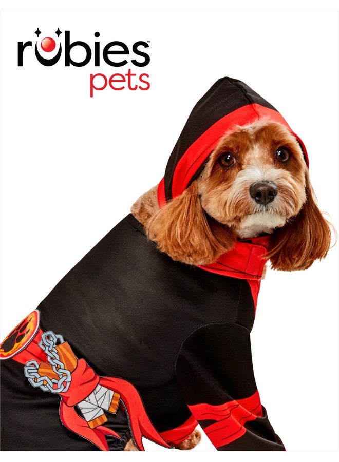 Rubies Ninja Fun and Cute Pet Costume Jumpsuit and Hood for Themed Parties and Halloween, X-Large - Image 5