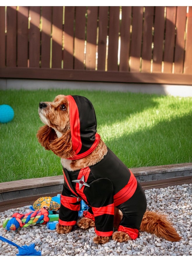 Rubies Ninja Fun and Cute Pet Costume Jumpsuit and Hood for Themed Parties and Halloween, X-Large - Image 4