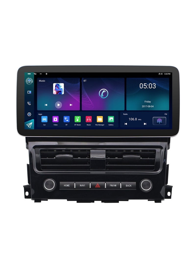 رايموس راديو سيارة Raymos مقاس 12.3 بوصة لسيارة نيسان تيانا 2013-2016، يدعم شاشة أندرويد Apple Carplay وأندرويد أوتو لاسلكيًا وذاكرة وصول عشوائي 4 جيجابايت وواجهة سريعة وواي فاي 4G وUSB QLED (1280x720) - Image 1