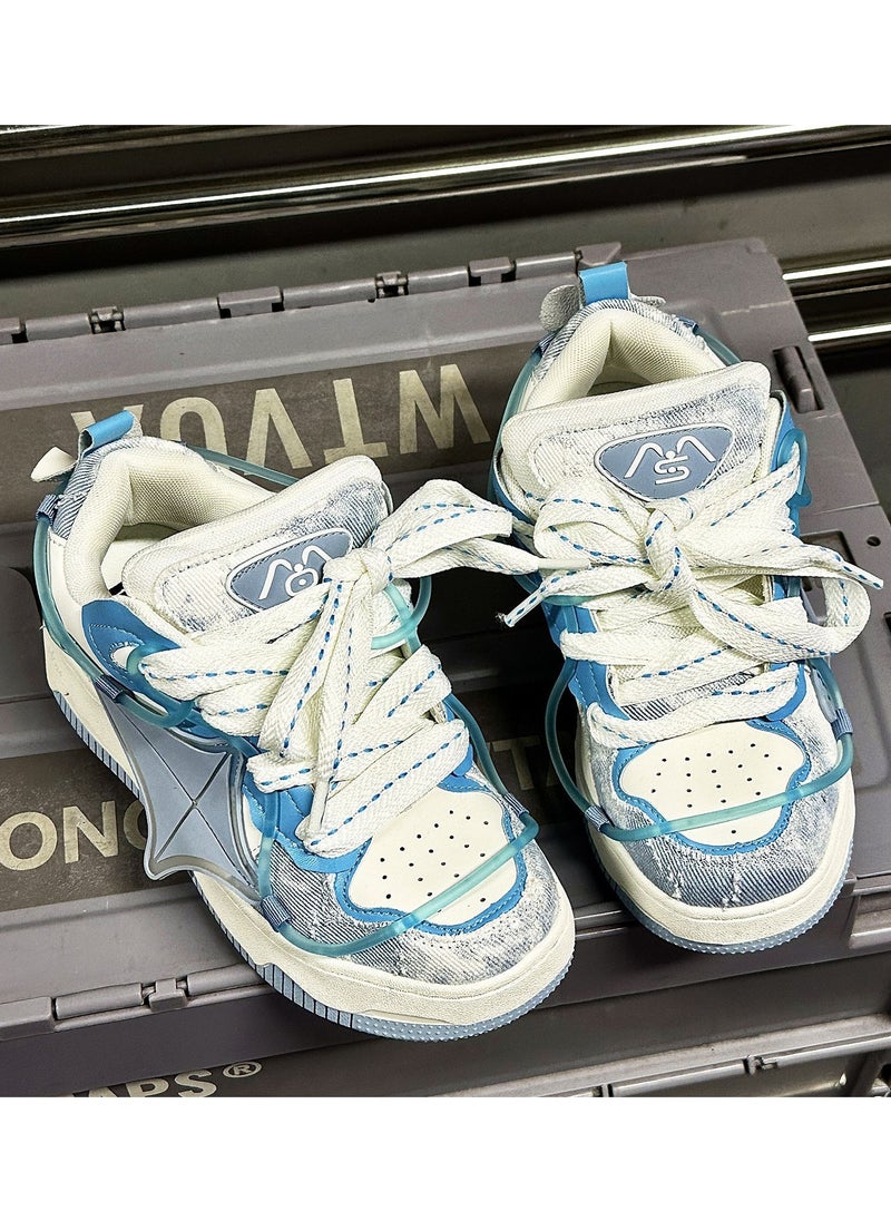 KUYING New Thick Sole Elevated Board Shoes  - Image 2