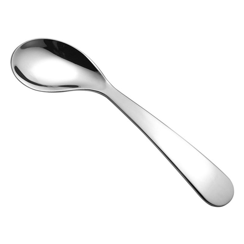 2 Pcs Baby Self Feeding Spoons Bending Design Soft Safe Smooth Edges Mealtime Practice - Image 2