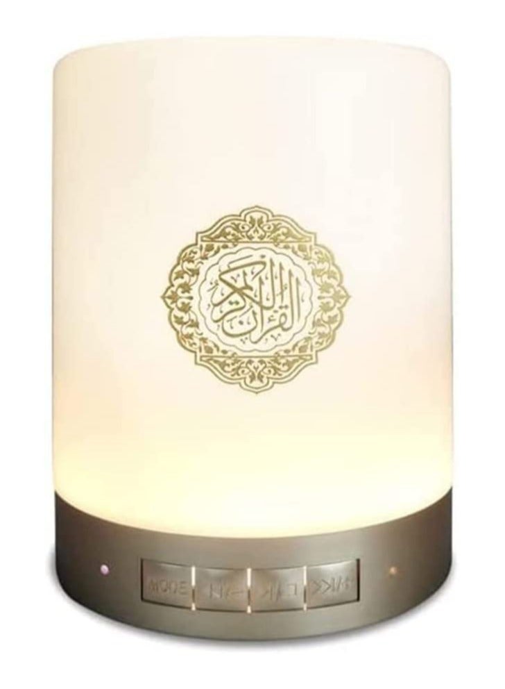 ELTRAZONE SQ-112 Quran Speaker Touch Lamp, 4 in 1 Bluetooth Speaker with 7 Colors LED Light, Quran Recitations and Song, FM Broadcast, Remote & Touch Control Quran Speaker Lamp - Image 1