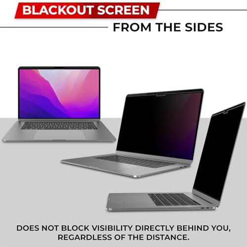 SightPro Magnetic Privacy Screen for MacBook Air 13 Inch (2018, 2019, 2020, 2021, M1) Removable Laptop Privacy Filter Shield and Protector - Image 4