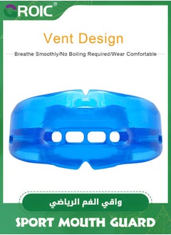 GROIC 2 Pack Silicone Mouthguards with Case, Sport Mouth Guards Mouthguard Gum Guard, Mouthguard Slim Fit for Boxing, Basketball, Hockey, Soccer  - Image 4