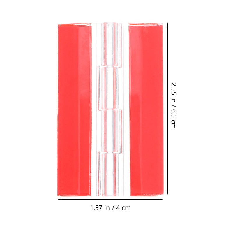 4Pcs Self Adhesive Piano Hinges 65mm X 40mm For Glass Window Cabinet Door Repair - Image 3