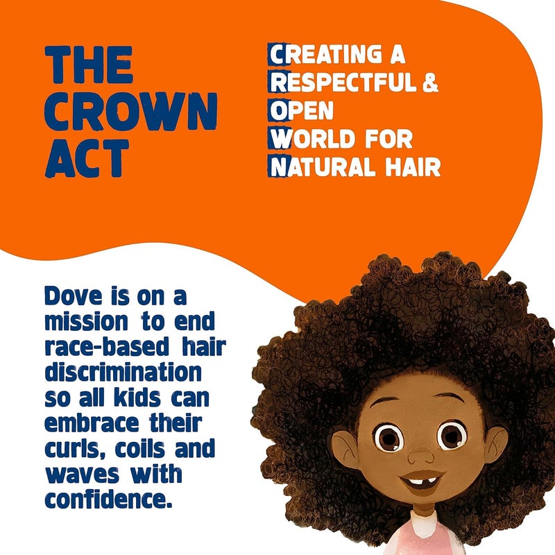 Dove Shampoo and Conditioner Set + Detangler Spray for Kids - Kids Hair Love Collection, Shampoo and Conditioner, Curly and Wavy Hair Products (3 Piece Set) - Image 3