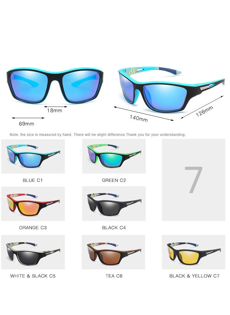 HDCRAFTER Sports  polarized men's eye protection sunglasses - Image 3