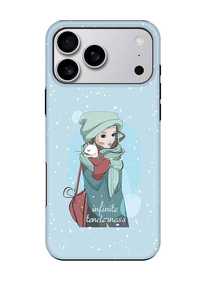 Stylizedd غطاء مغناطيسي قوي لجهاز آيفون 17 برو ماكس، طبقتين هجين من PC + TPU، غطاء موبايل غير لامع - نعومة لا نهائية