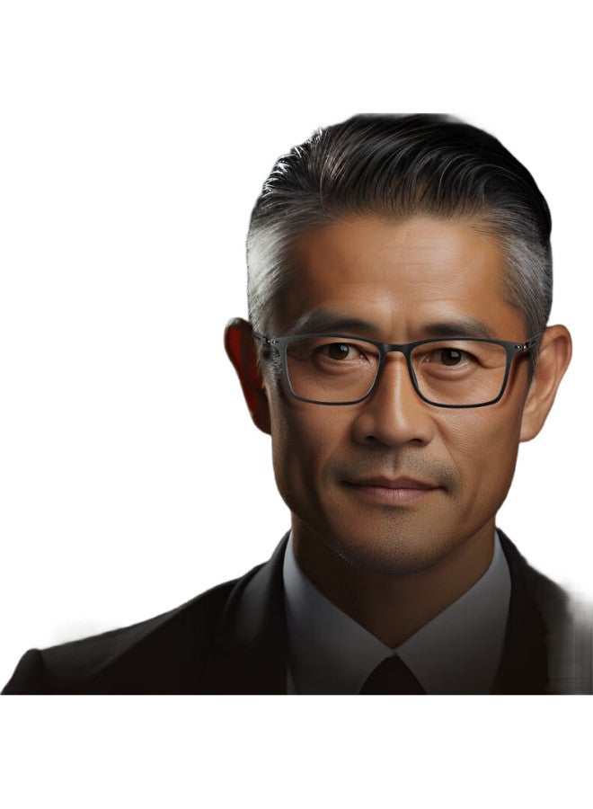 Sunset Red Classic Full Frame High Definition Blue Light Blocking Fashion Glasses For Men And Women E9088【Upgraded】Black +3.50 Strength - Image 2