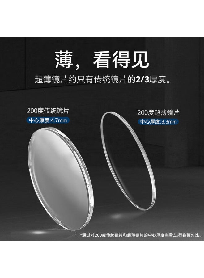 Sunset Red Classic Full Frame High Definition Blue Light Blocking Fashion Gl For Men And Women E9088black +3.50 Strength - Image 5
