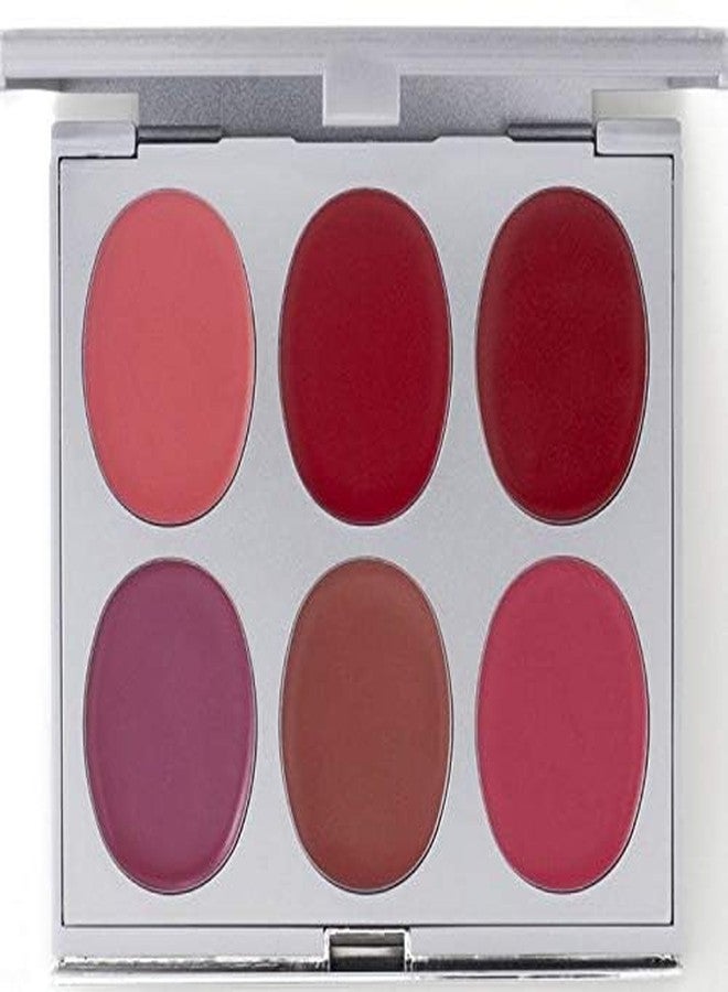 Jerome Alexander New Again Lipstick Palette & Retractable Brush, 6 Hot-Poured, Buildable & Blendable Smooth Matte Shades (Hot Colors) - Image 3