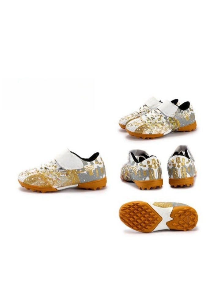 Children's Professional Football Shoes With Broken Nails, Anti Slip Training Shoes, Velcro Sneakers - Image 2