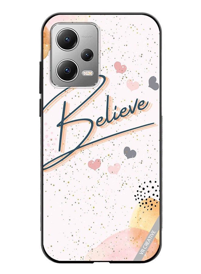 VR CREATIVE Protective Case Cover For Xiaomi Redmi Note 12 Belive Design Multicolour - Image 1