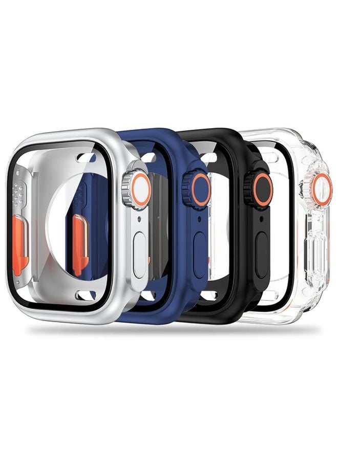 Set 2 4 Pack Apple Watch Series 10 46MM Ultra Thin Case with Screen Protector - Image 1