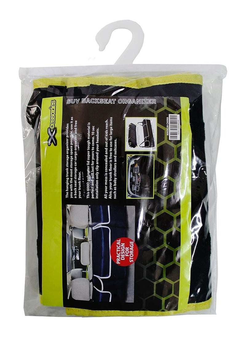 Xcessories SUV Back Seat Organizer, Car Trunk Storage