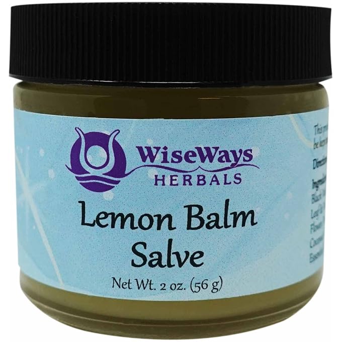 wise ways herbals WiseWays Herbals, LLC Salves for Natural Skin Care, Lemon Balm Salve 2 oz - Image 1