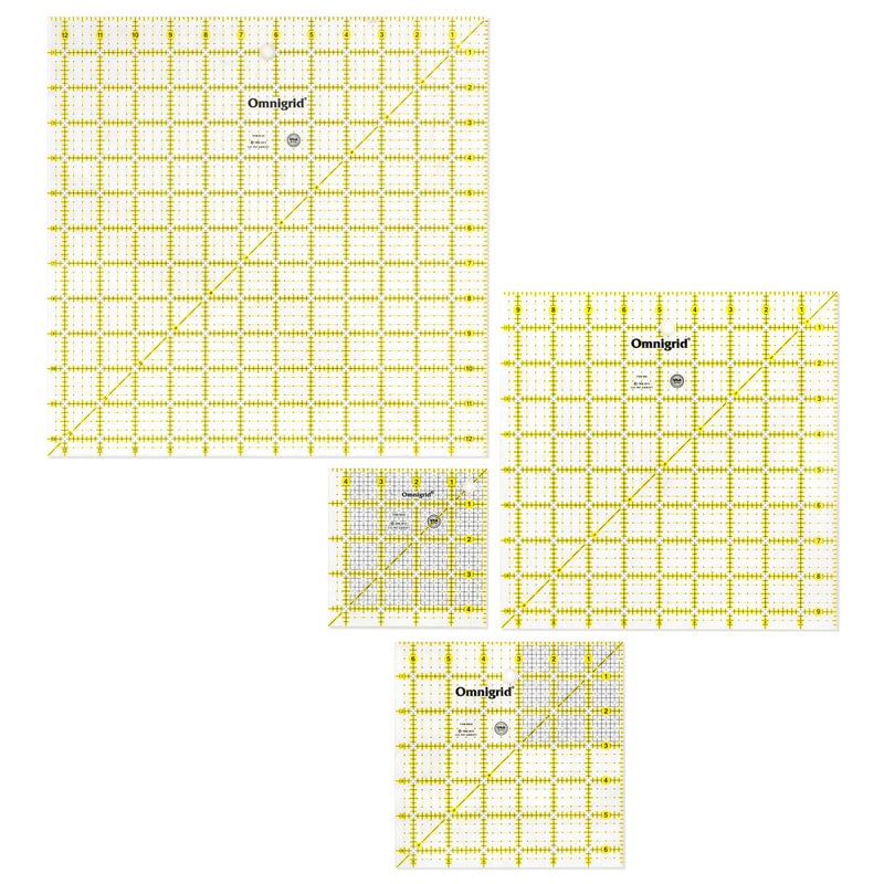 حزمة قيمة مربعة Omnigrid R45125S 1212 بوصة 4 قطع