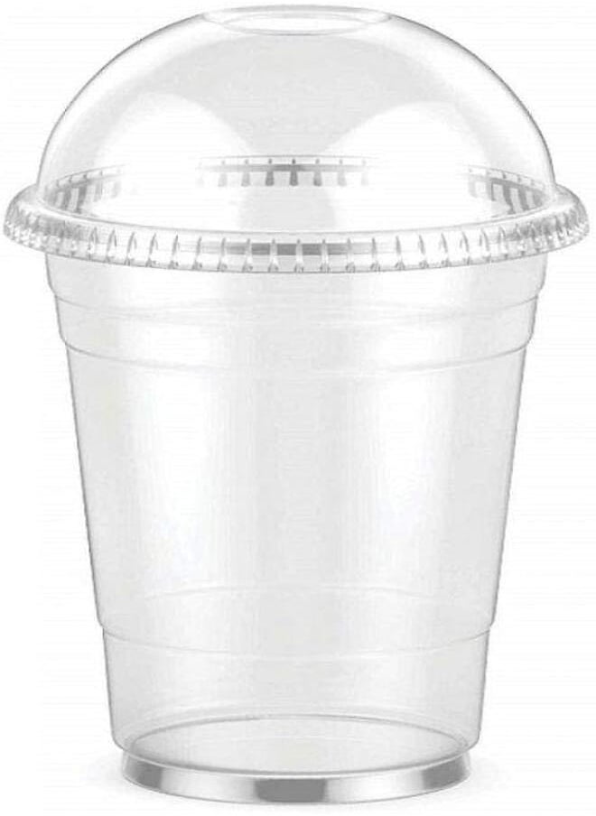 Fine - Plastic Cup - 10 oz. 100 pieces set disposable party cup for cold drink bubble popa coffee cooler tea juice - Image 1