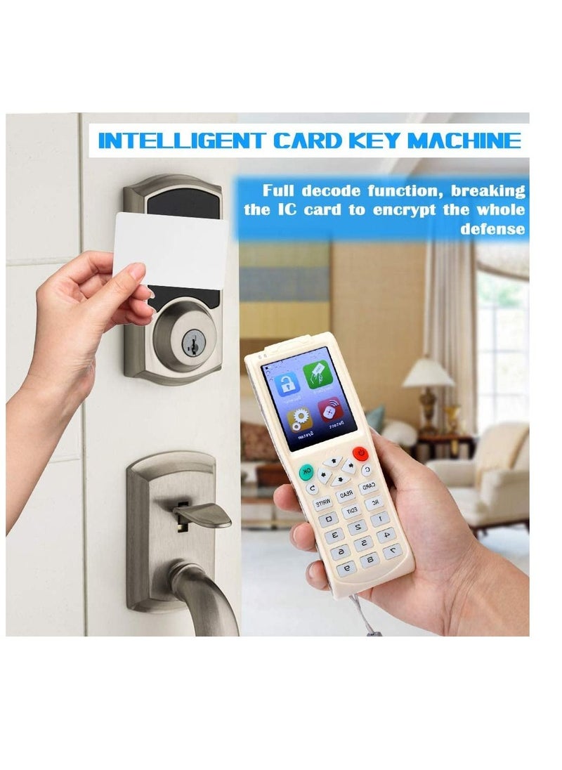 althiqahkey - Handheld Key Machine iCopy 8 with Full Decode Function Intelligent Card Key Machine RFI-D NFC Copier IC/I-D Reader Writer Duplicator WIFI DECODE - Image 1