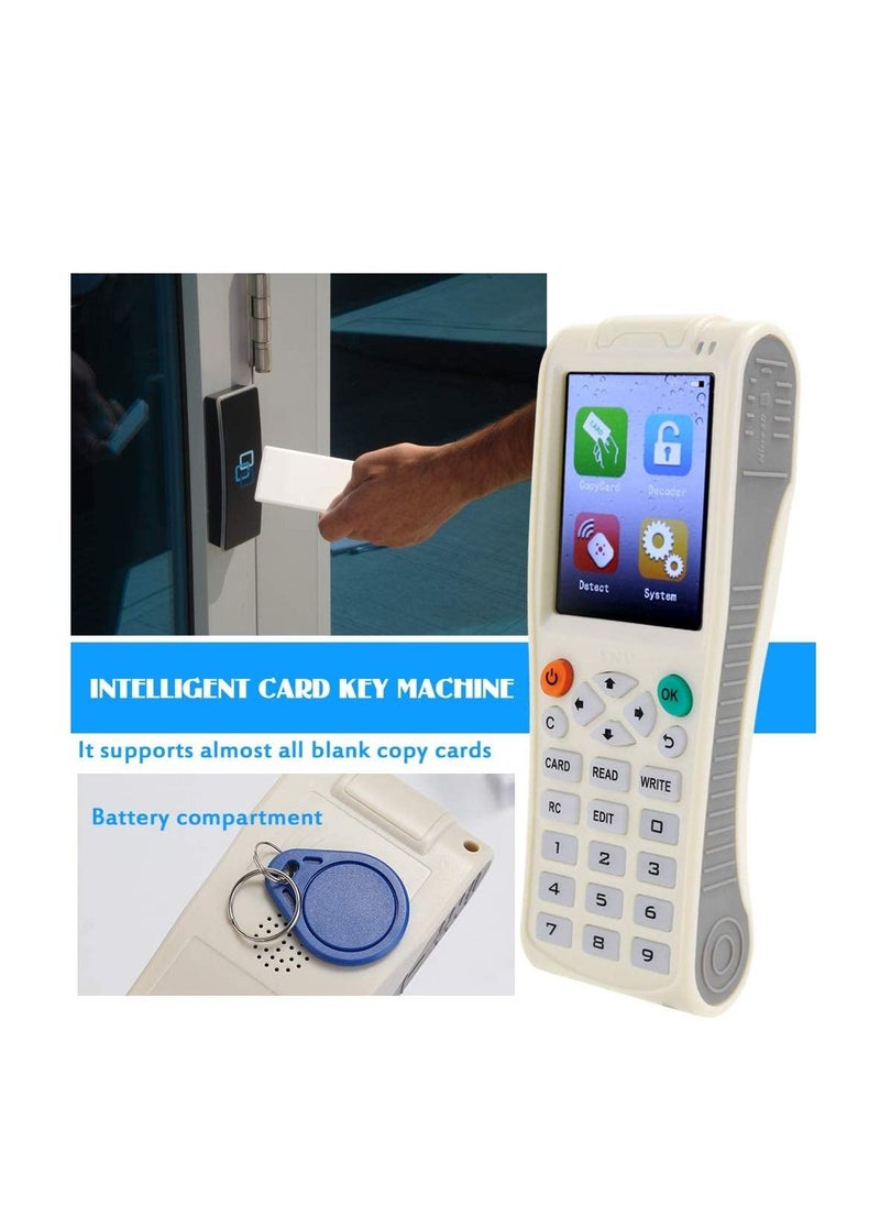 althiqahkey - Handheld Key Machine iCopy 8 with Full Decode Function Intelligent Card Key Machine RFI-D NFC Copier IC/I-D Reader Writer Duplicator WIFI DECODE - Image 1