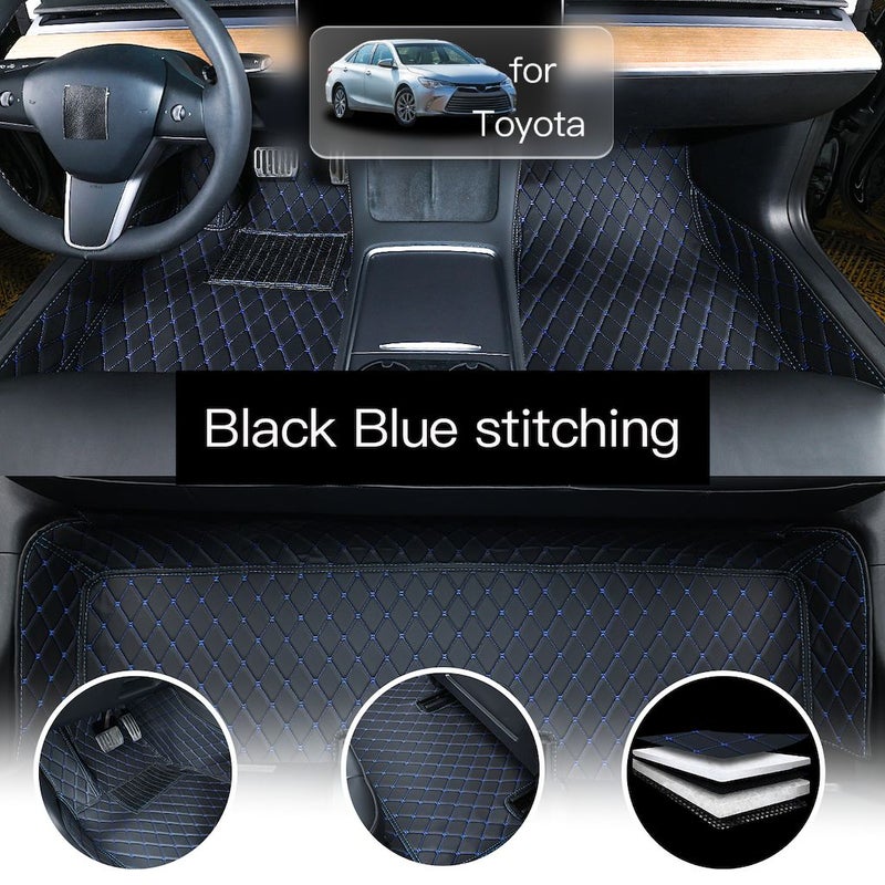 Car Trunk Mat For Toyota Sienna 7 Seats 2021 2025 All Weather Full Coverage Non Slip Easy To Clean No Odor Left Hand Drive Vehicle Protection Antislip Surface High Quality Carpet - Image 1