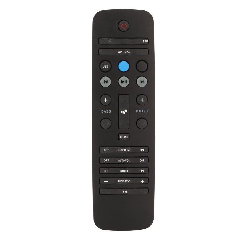 Soundbar Remote Replacement for Philips Fidelio HTL9100 YKF297 006 - Ergonomic Design Universal Compatible Bar Speaker Remote Control for HTL5120 HTL7180 - Image 1