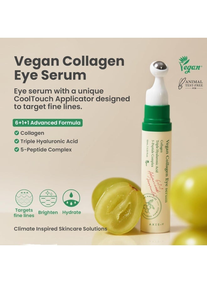 AXIS-Y Vegan Collagen Eye Serum with Triple Hyaluronic Acid & 5-Peptide Complex - Image 4