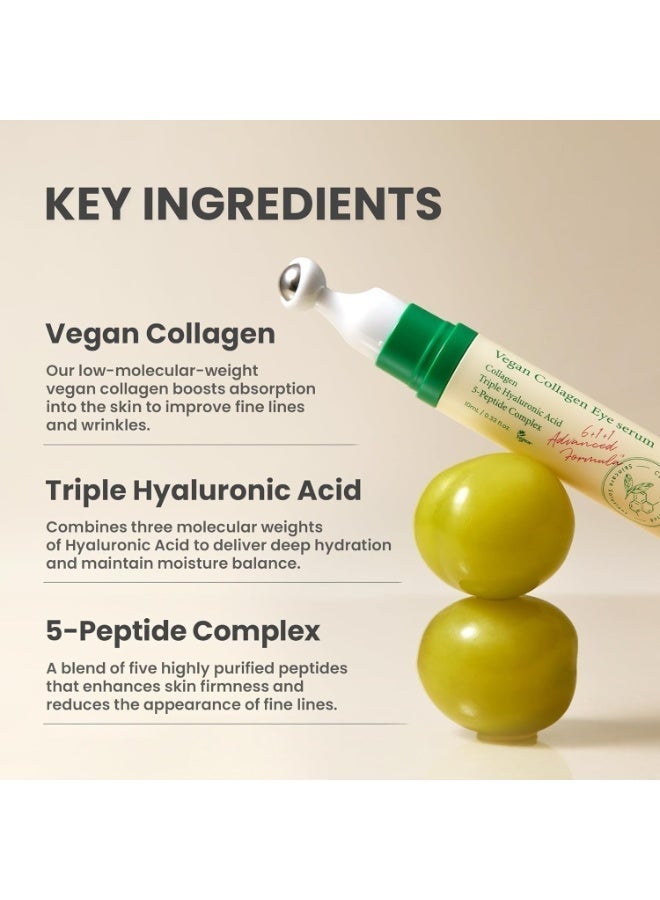 AXIS-Y Vegan Collagen Eye Serum with Triple Hyaluronic Acid & 5-Peptide Complex - Image 5