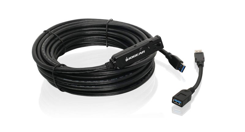 IOGEAR USB 3.0 BoostLinq Active 33Ft Extension Cable - Type A (M) to A (F) - Daisy Chain Up To 5 - Transfer Rates Up To 5Gbps - Plug n Play - GUE310 - Image 3