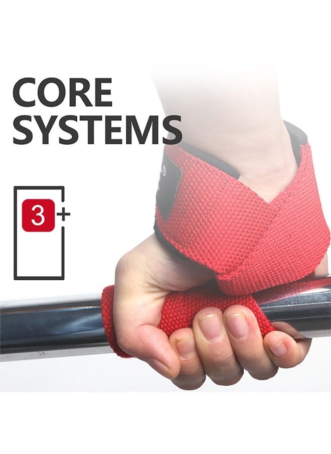 Lifting Wrist Straps For Improved Grip, Straps for Gym, Weightlifting, Wristbands Gym Straps for Gym Women, Men, Weightlifting, Bodybuilding, Strength Training & Hardlifting