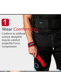 SKDK Lifting Wrist Straps For Improved Grip, Straps for Gym, Weightlifting, Wristbands Gym Straps for Gym Women, Men, Weightlifting, Bodybuilding, Strength Training & Hardlifting  - Image 2