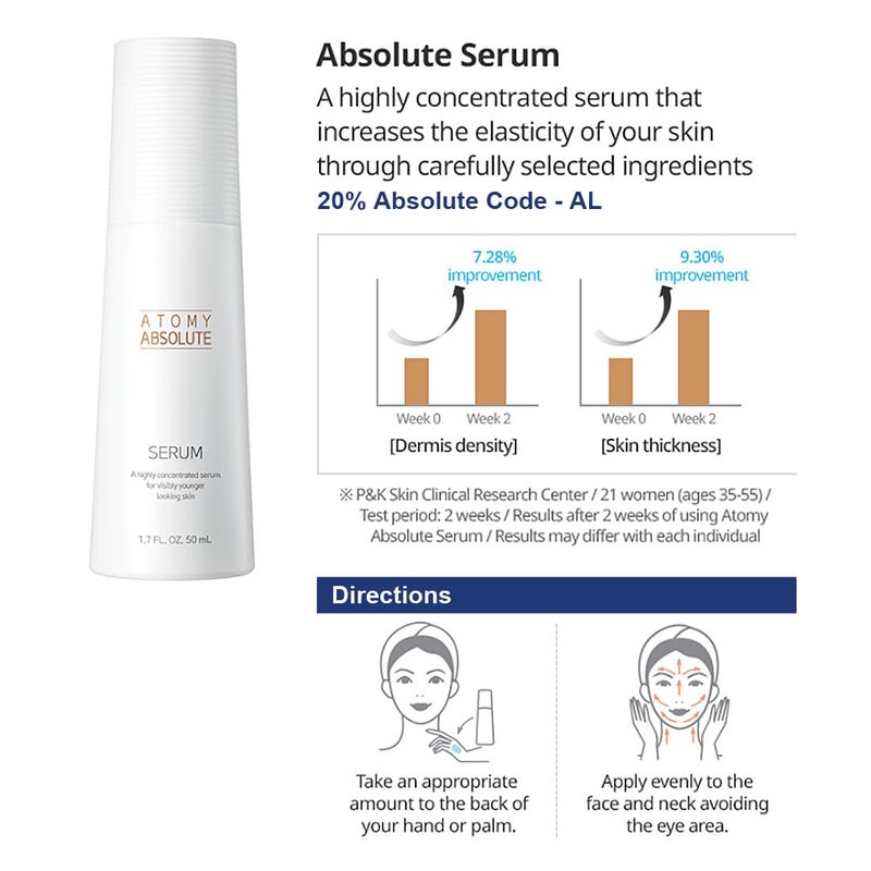 GASHINA STORY Atomy Absolute CellActive Serum 50ml (1.7FL OZ.) for Face, Skin Care Routine - Image 3