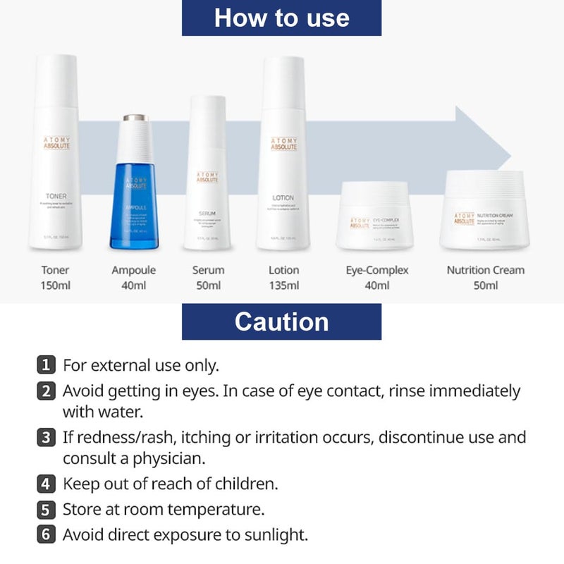 GASHINA STORY Atomy Absolute CellActive Serum 50ml (1.7FL OZ.) for Face, Skin Care Routine - Image 4