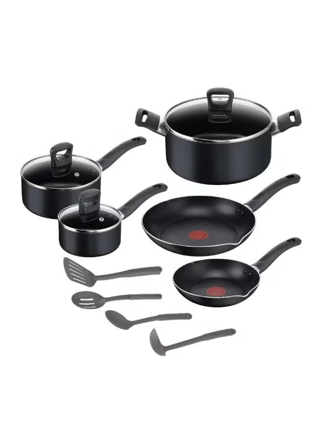 T-Fal Simply Cook, Set 12 pcs, Resistant non stick coating, Heat indicator, Diffusion base, Dark, B949SC84 - Image 1