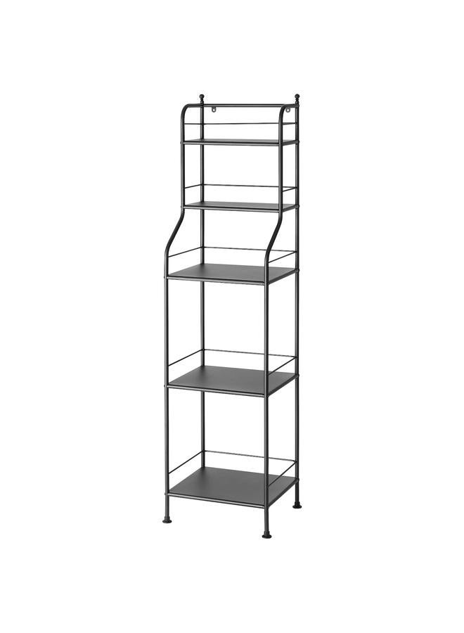 زبون وحدة رفوف، أسود، 40X156 سم - Image 1