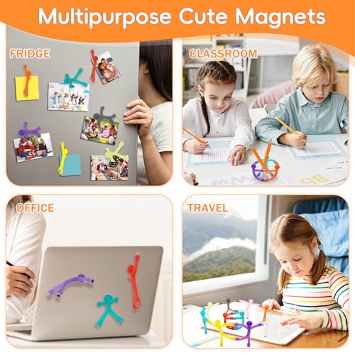 GoClimber 10 Pack Fridge Magnets Men, Cute Refrigerator Magnets, Funny Magnetic People Magnets for Adults, Lockers, Fridge, Office, Classroom Decoration - Image 5