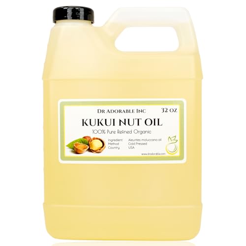 Dr. Adorable Dr Adorable - 32 oz - Kukui Nut Oil - 100% Pure Natural Organic Cold Pressed - Image 1
