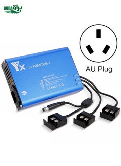 4 in 1 Parallel Power Hub Intelligent Battery Controller Charger for DJI Phantom 3 Standard SE FPV Drone, Plug Type:AU Plug