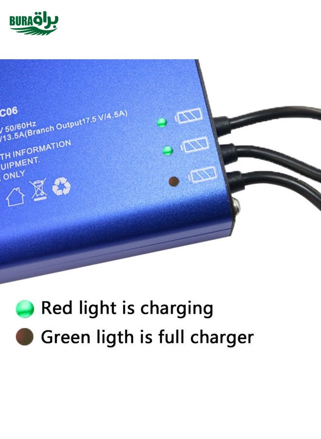 BURAQ - 4 in 1 Parallel Power Hub Intelligent Battery Controller Charger for DJI Phantom 3 Standard SE FPV Drone, Plug Type:AU Plug - Image 1