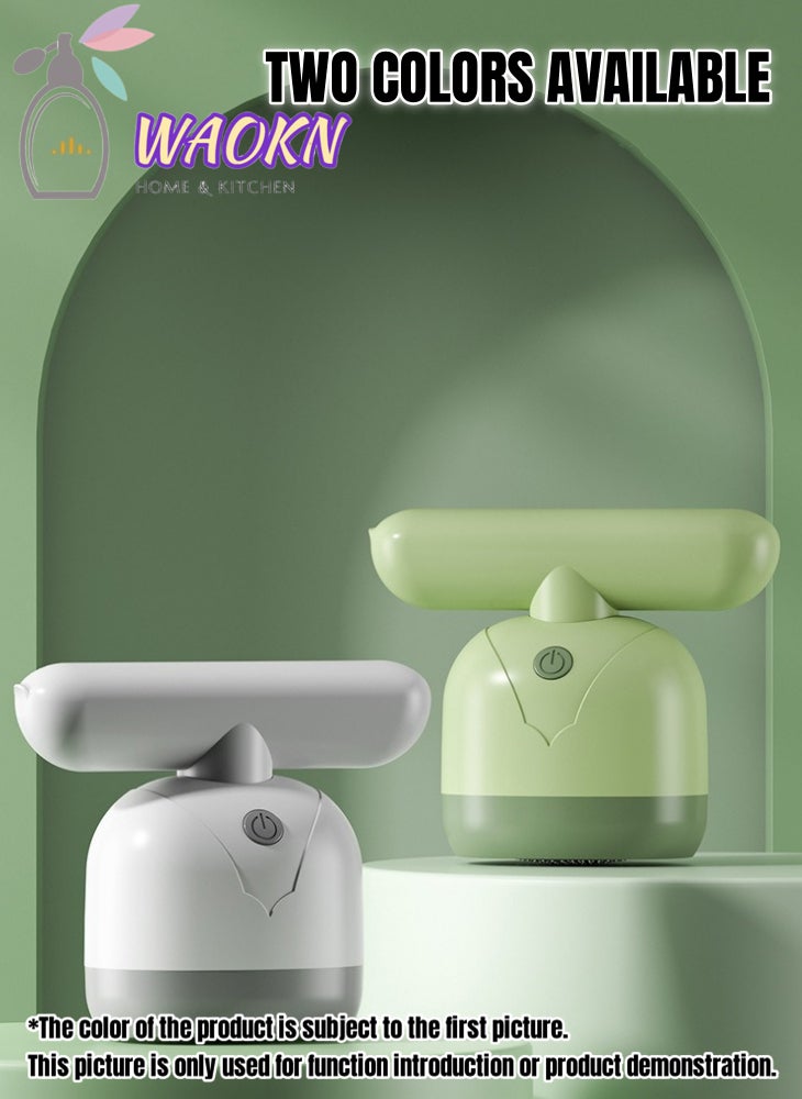 WAOKN New Electric Hair Ball Trimmer Household Rechargeable Clothing Hair Ball Remover Portable Fabric Shaver Endurance USB Charging Lint Remover Fuzz Shaver With Built-in Sticky Stick - Image 2
